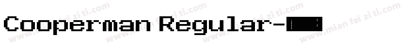 Cooperman Regular字体转换
